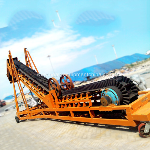 Large Inclination Corrugated Sidewall Belt Conveyor For Sand